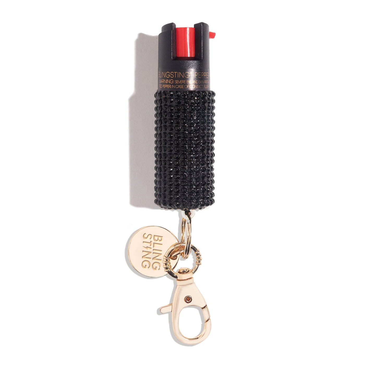 Black Rhinestone Pepper Spray | Bling Sting