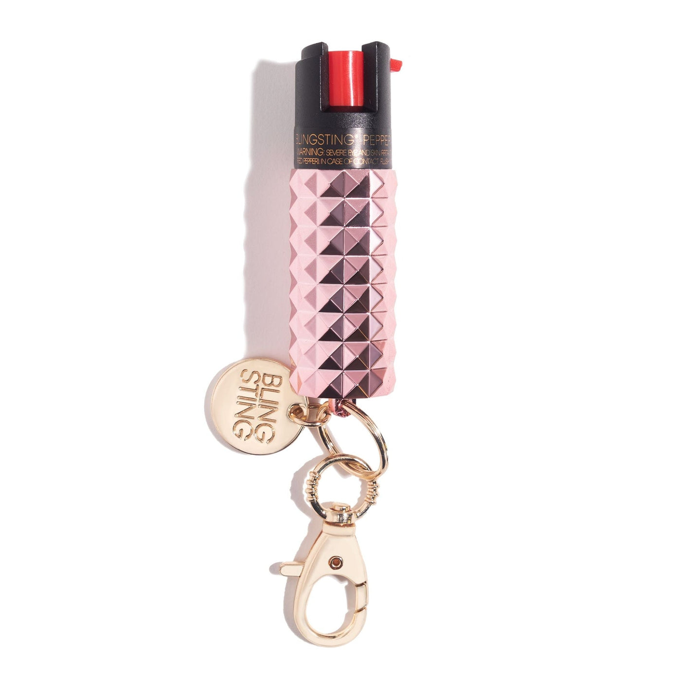 Metallic Millenial Pink Pepper Spray | Bling Sting