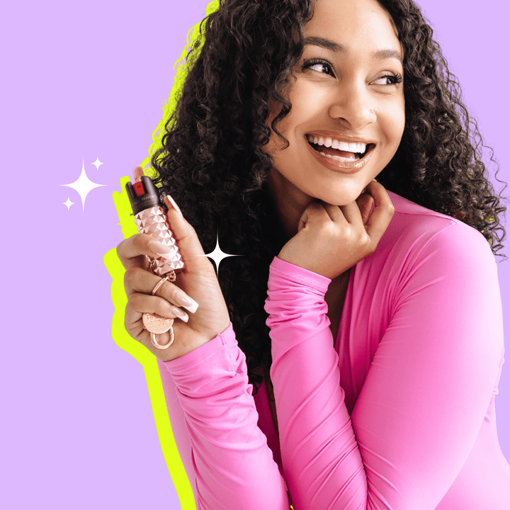 Metallic Millenial Pink Pepper Spray 