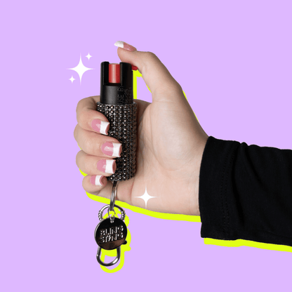 Mink Rhinestone Pepper Spray | Bling Sting