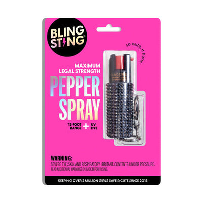 Mink Rhinestone Pepper Spray | Bling Sting