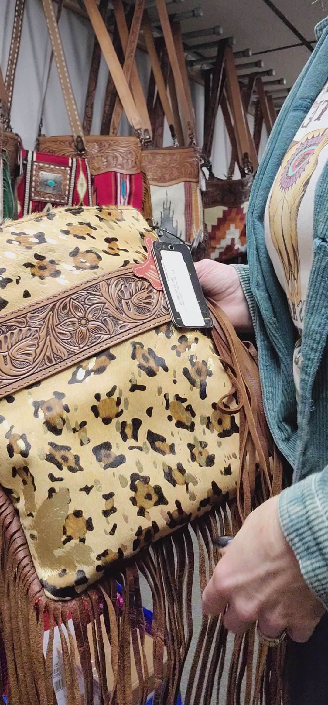 American Darling Large Messenger Bag ADBGS192CHEGO