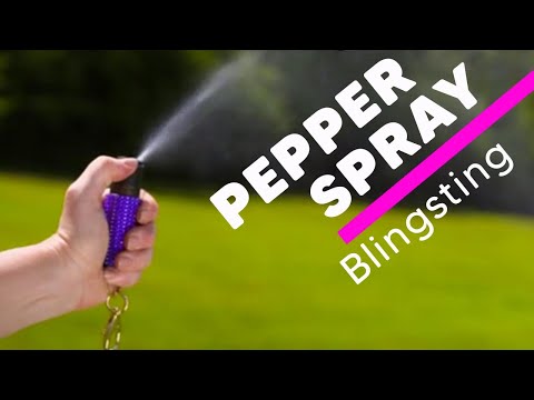Mink Rhinestone Pepper Spray | Bling Sting