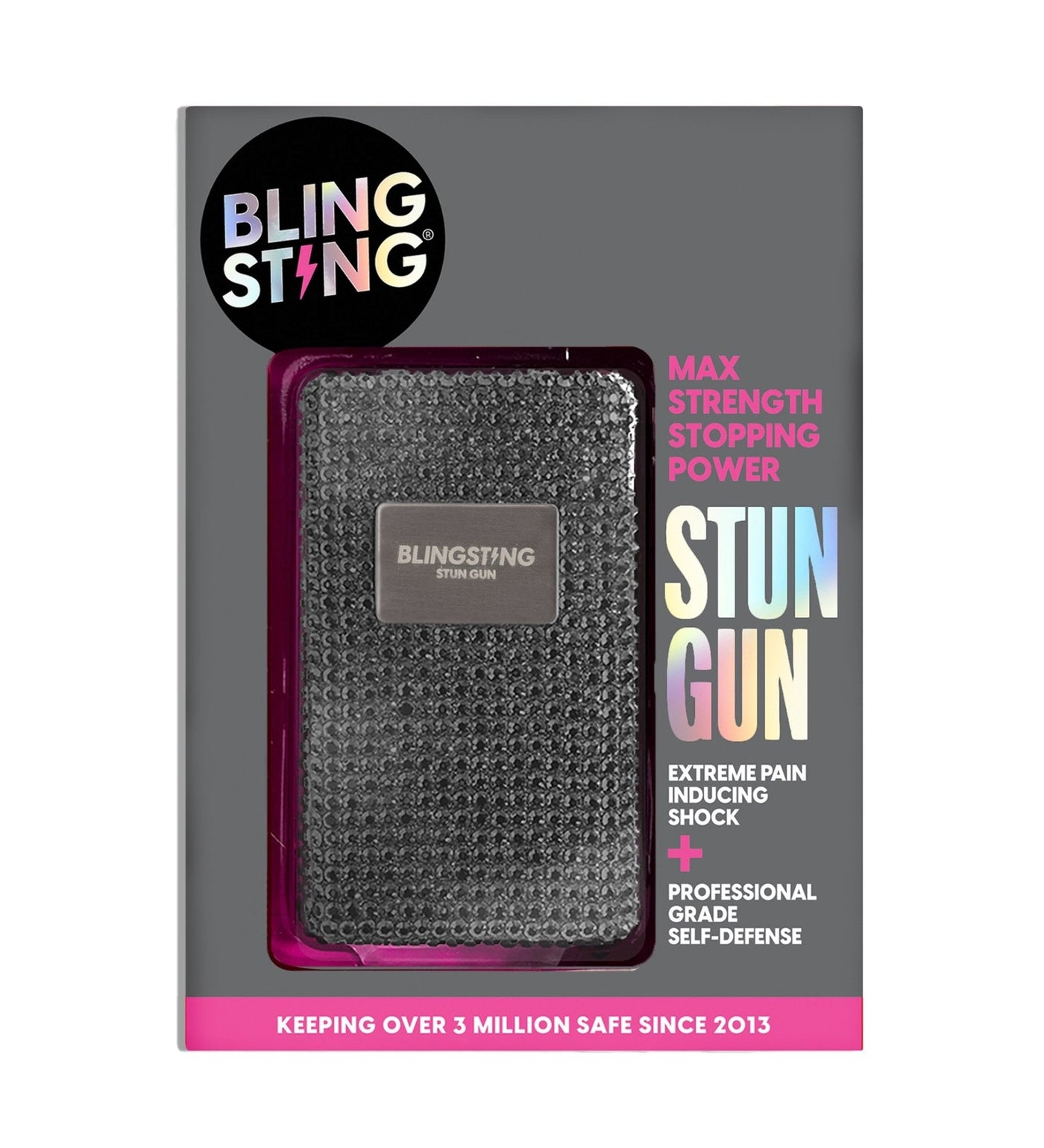 Mink Rhinestone Stun Gun