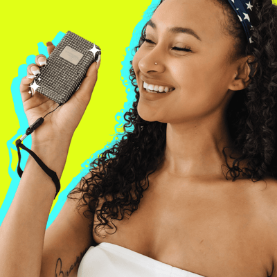 Mink Rhinestone Stun Gun