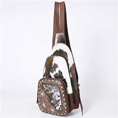 American Darling Wallet ADBG1182B with cowhide design and intricate stitching.