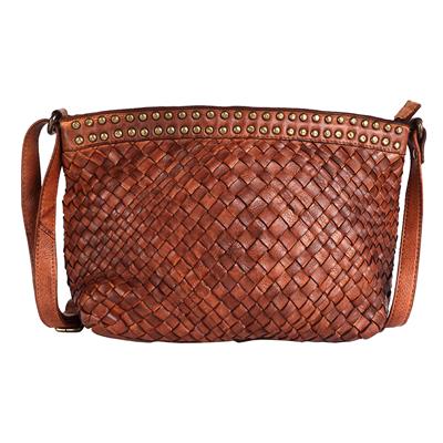 Mind Bag NMBGM172B in premium full grain leather with antique metal fittings and YKK zippers.