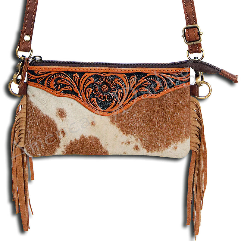 American Darling Small Crossbody Messenger Bag ADBG404TAWFRNG
