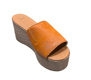 Derek cowhide leather platform sandal