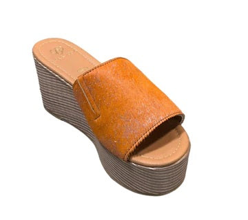 IN SHOP Alcala's Boots Derek Cowhide Leather Platform Sandal
