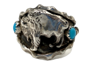 Buffalo Ring Genuine Navajo Jewelry