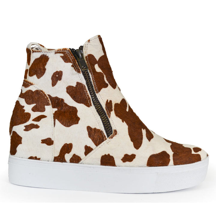 IN SHOP Alcala's Boots Holly Cowhide Womens Hightop