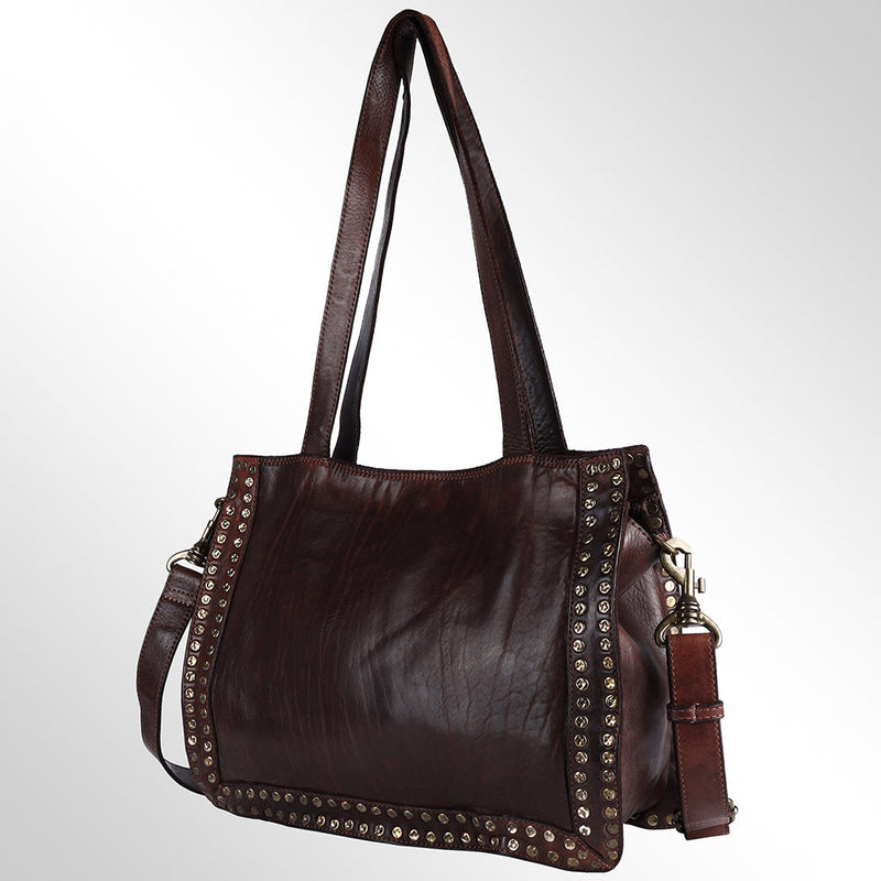 Spaghetti Western Tote Handbag SWC133BRN