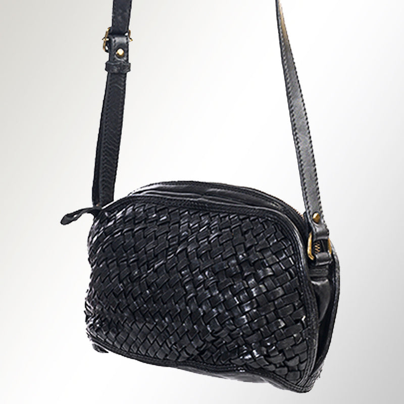 Spaghetti Western Crossbody Messenger Bag SWC148BLK