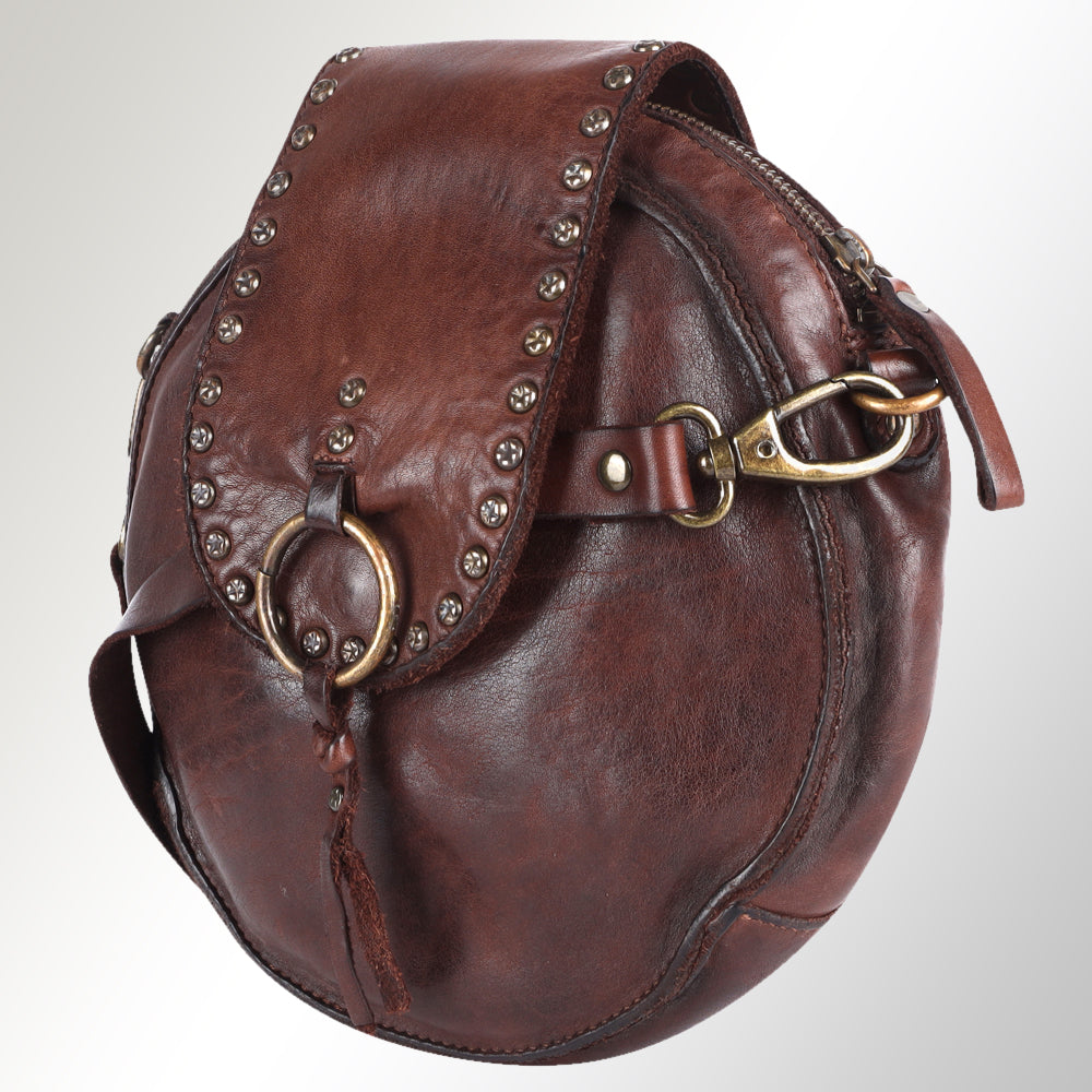 Spaghetti Western Crossbody Messenger Bag SWC152BRN