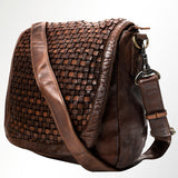 Spaghetti Western Crossbody Messenger Bag SWC160BRN