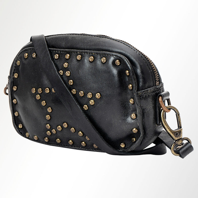 Spaghetti Western Crossbody Messenger Bag SWC166BLK