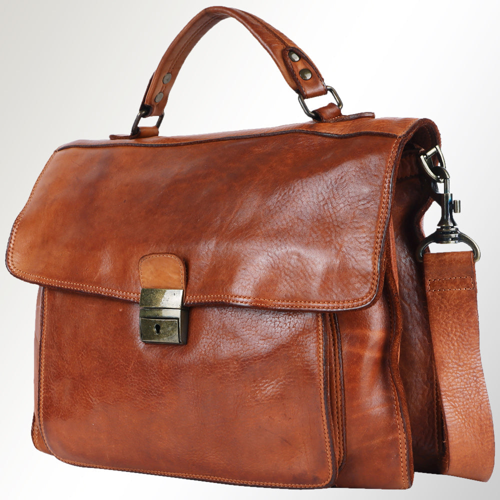 Spaghetti Western Crossbody Messenger Bag SWC171TAN