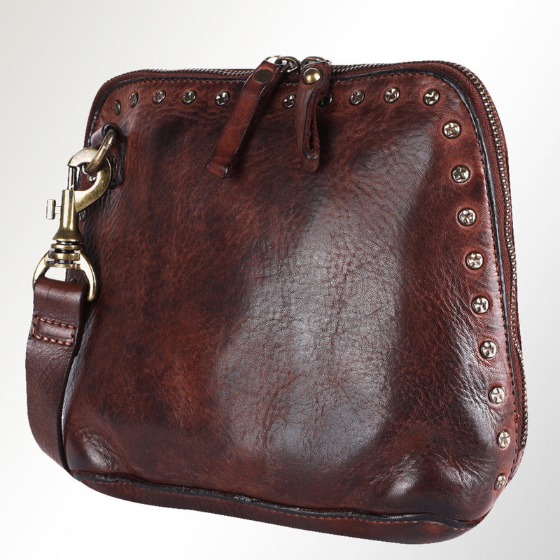 Spaghetti Western Crossbody Messenger Bag SWC199BRN