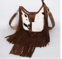 American Darling Hobo Handbag adbg351brwfrng