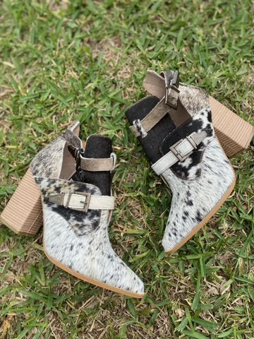 matt cowhide boot